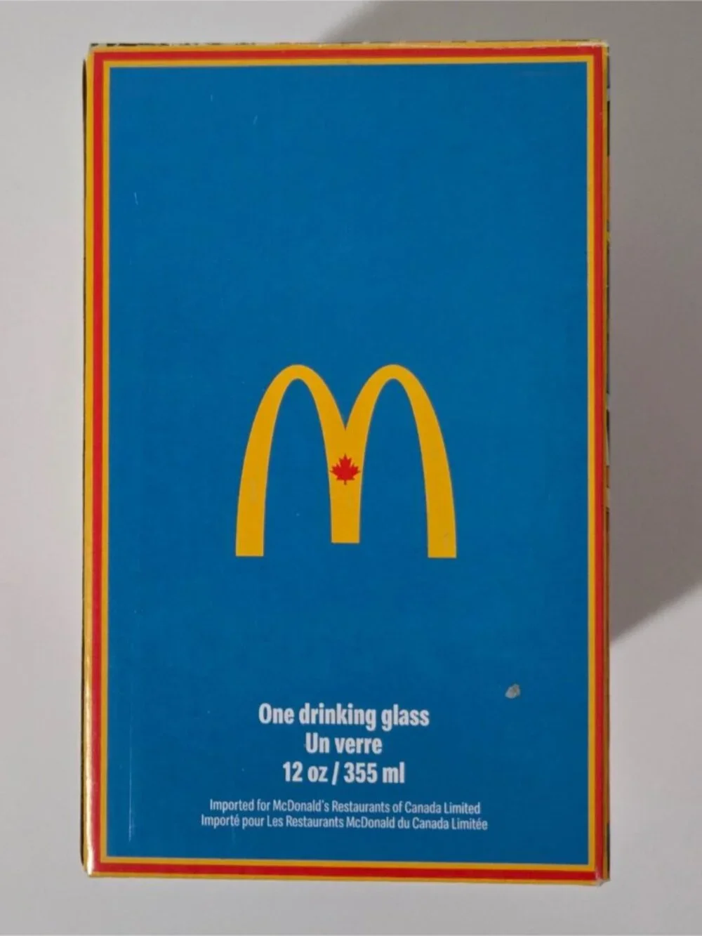Vintage McDonald’s 1993 12 oz Glass Tumbler Collectible Cup w/ Original Box
